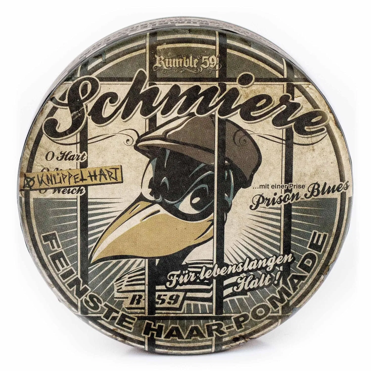 Помада для укладки волос «Schmiere Special Edition Rock Hard» от Rumble 59 Schmiere Feinste Haar-Pomade
