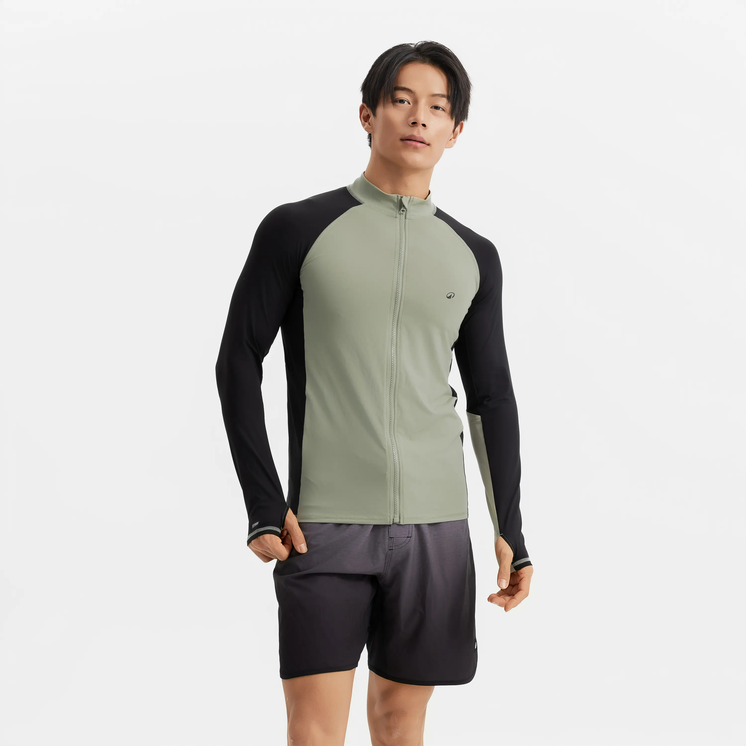 

Мужской солнцезащитный костюм для серфинга на молнии 550+ - KHAKI COOL OLAIAN
