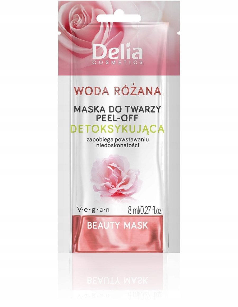 

Маска-пленка для лица DELIA с розовой водой, 8 мл