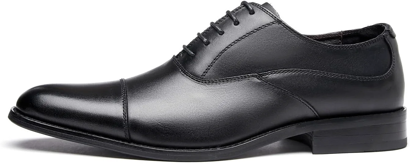 

Мужские оксфорды Santimon, официальные туфли Derby с крыльями из натуральной кожи, модные деловые туфли к смокингу, черный