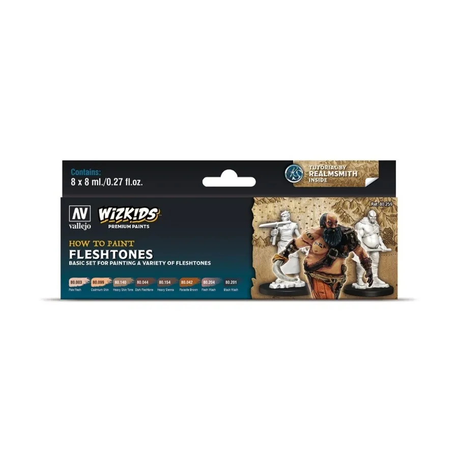 

Телесные тона, WizKids Premium Paints
