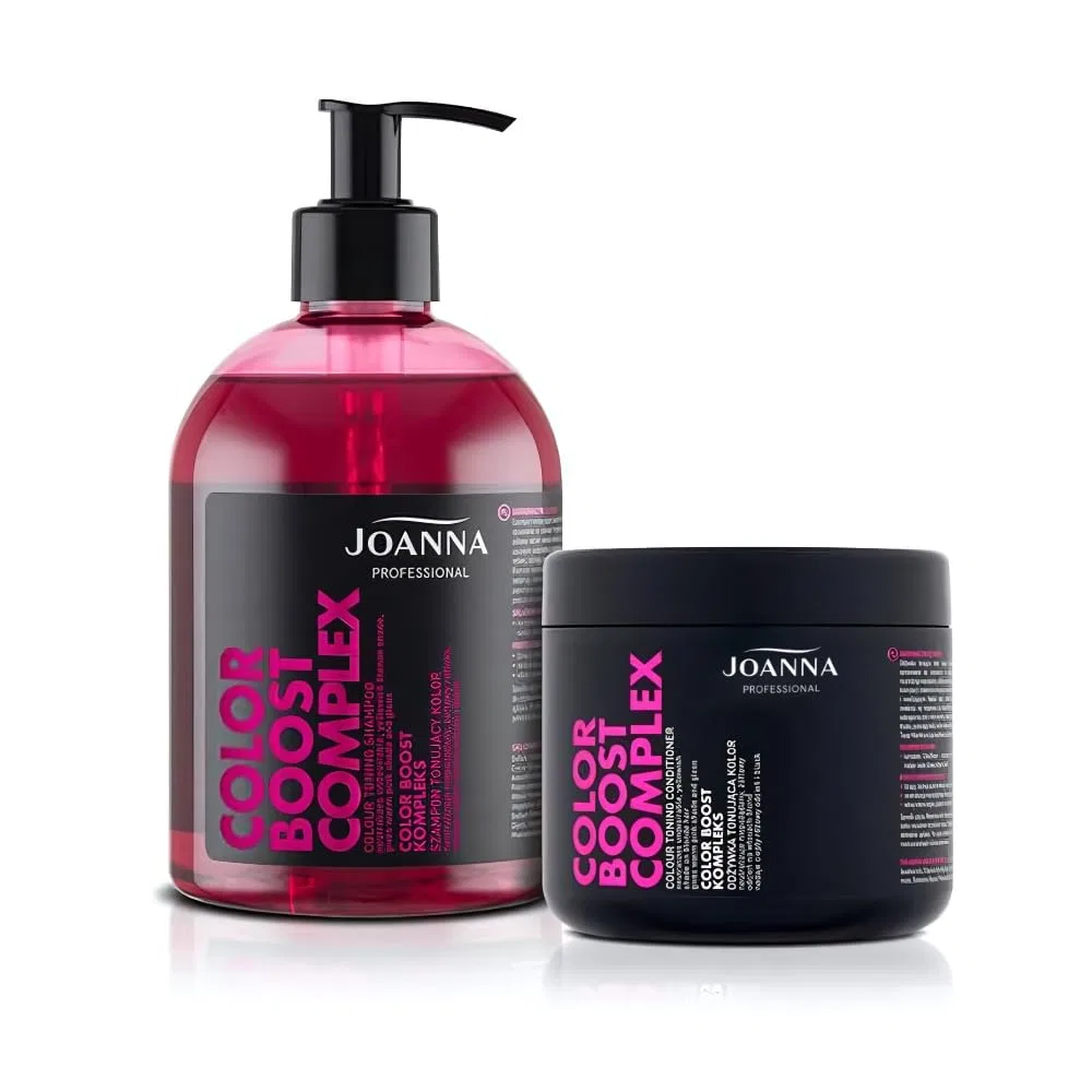 Набор шампуня и кондиционера JOANNA Professional Color Boost Complex для нейтрализации желтых оттенков Joanna, Set