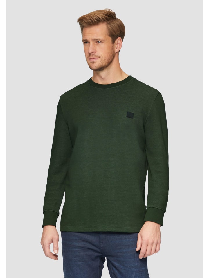 

Футболка s.Oliver T-Shirt langarm, оливковый