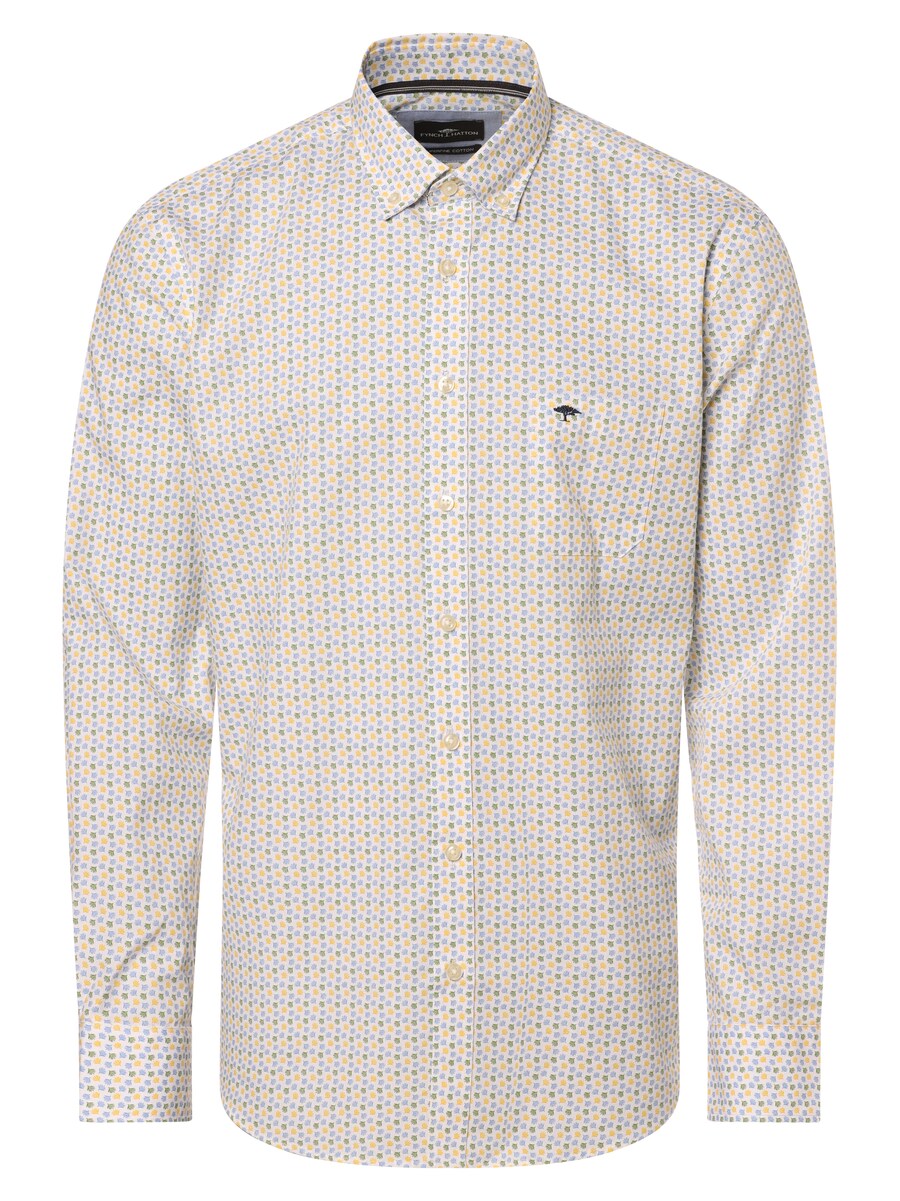 

Повседневная рубашка FYNCH-HATTON Regular fit Button Up Shirt, белый