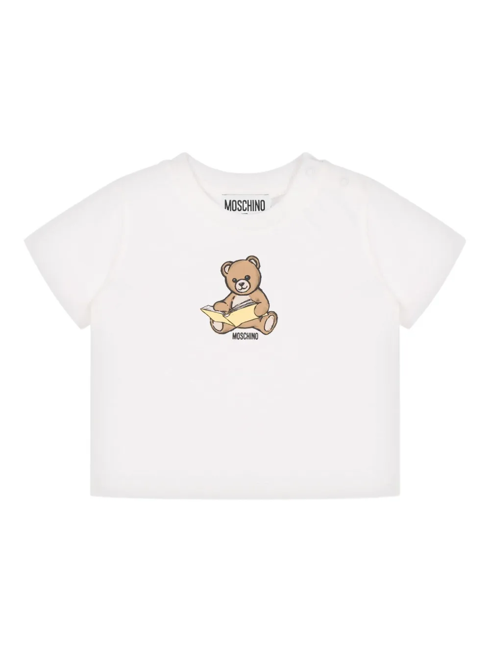 

Футболка с принтом Teddy Bear Moschino Kids, белый
