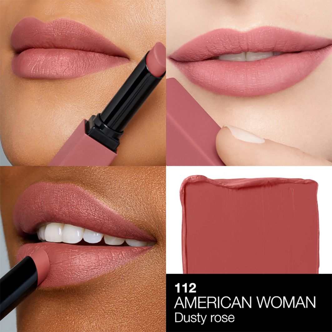 Помада для губ powermatte Nars, 112 - american woman, вес 1.5 гр. — фото 2