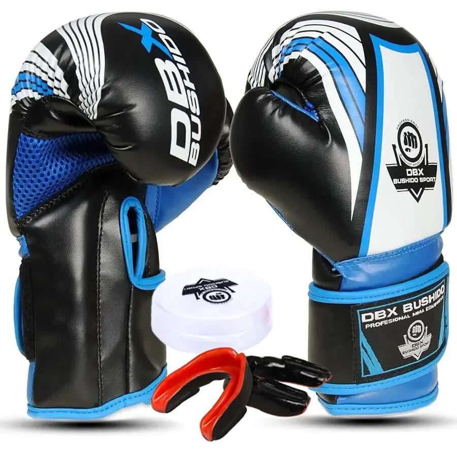 

Боксерские перчатки 6 унций для детей DBX Bushido - 4Fighter Black
