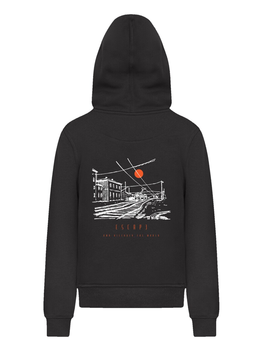 

Толстовка F4NT4STIC Escape Discover the World Town Train Station, черный