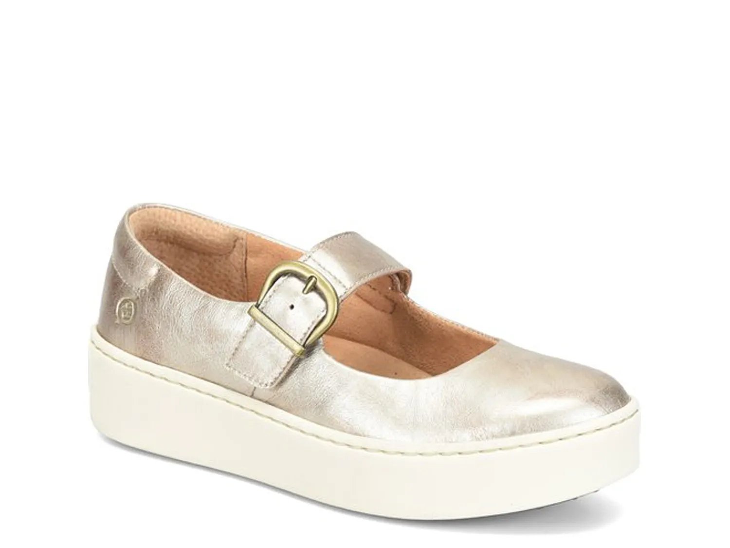 Кроссовки Born Mira Mary Jane Platform Sneaker, золотой металлик