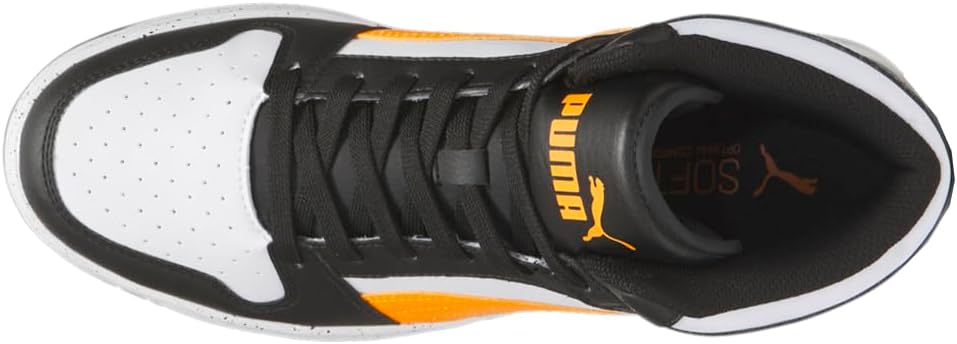 Мужские кроссовки PUMA Rebound Layup SL Speckle High - Черные — фото 4