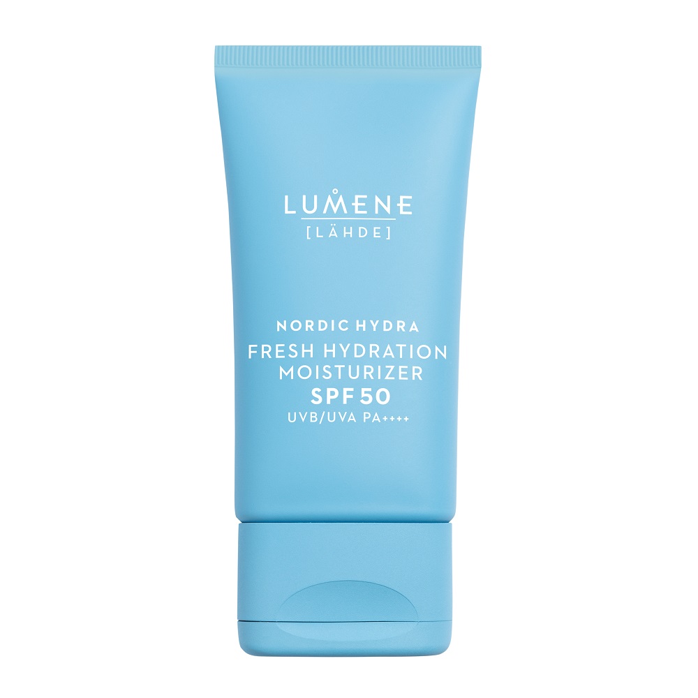 

Легкий увлажняющий крем для лица с SPF 50 nordic hydra [lähde] fresh hydration moisturizer spf 50 Lumene, 50 мл