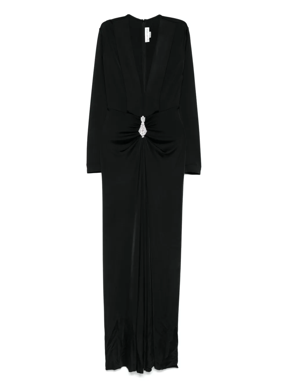 

Платье макси с длинными рукавами VICTORIA BECKHAM, черный