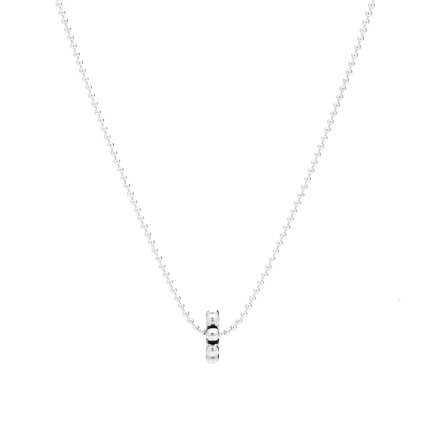 

Кулон «Орбита» и цепочка с шариками Maple, серебро