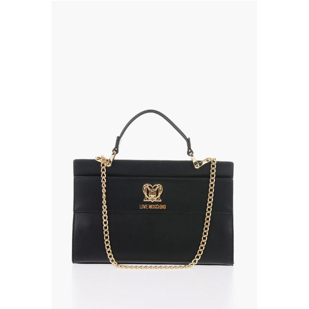 

Черная полиэтиленовая сумка-тоут Moschino, Black