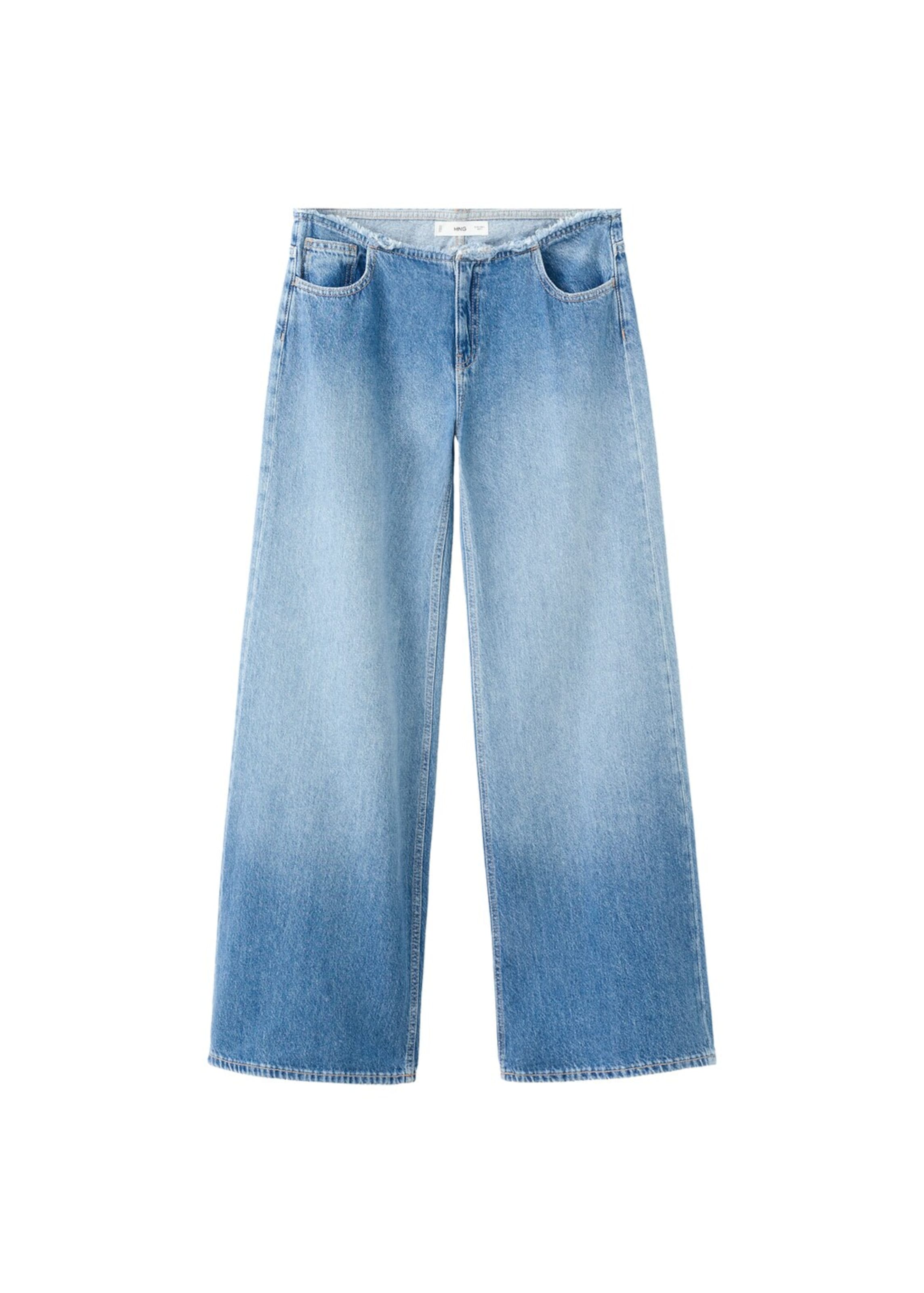

MANGO TEEN Джинсы с широкими штанинами 'Kelly' в цвете Cobalt Blue