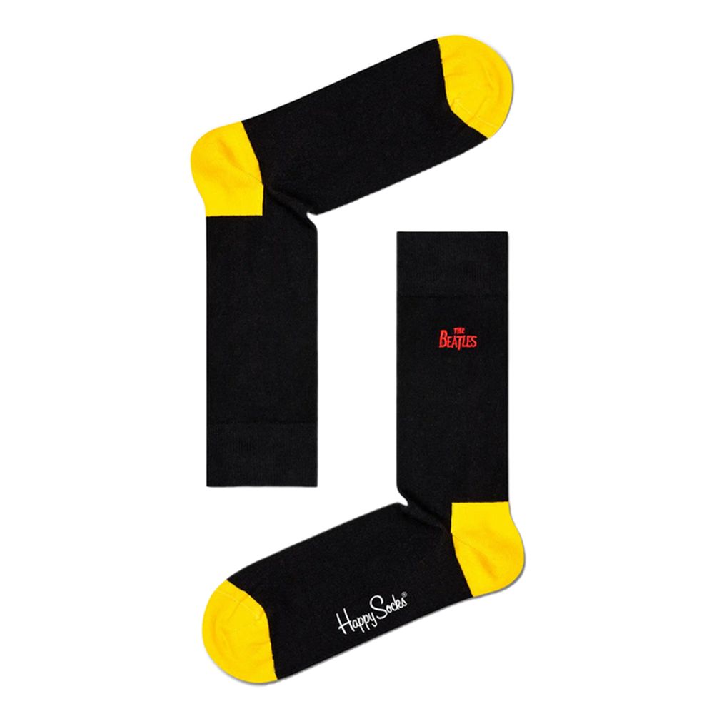 

Черный хлопковый носок Happy Socks
