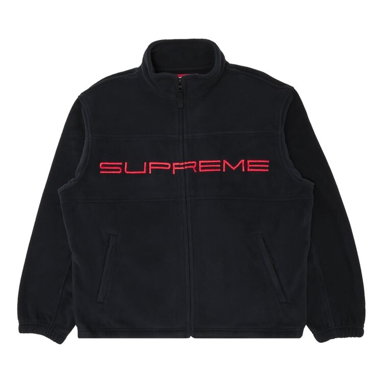 

Куртка Supreme Polartec Zip 'Black', черный