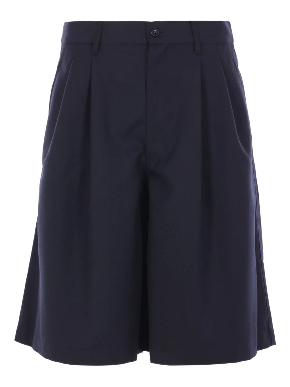 

Шорты с двойными складками и защипами Comme Des Garçons Shirt, синий
