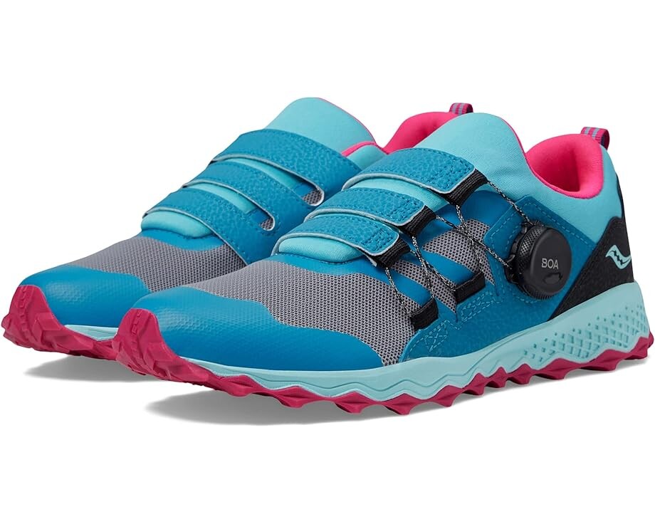 

Кроссовки Saucony Peregrine 12 Shield BOA, цвет Turquoise/Pink