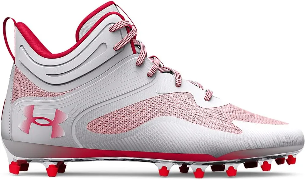 Мужские бутсы для лакросса Under Armour Command Mid Lacrosse Mt TPU, белый — фото 4