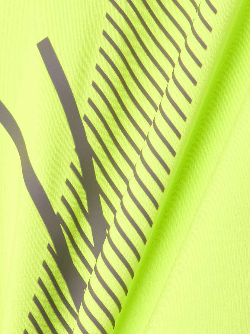 Леггинсы Truepace cold.rdy neon из переработанного материала с эластичностью Adidas By Stella Mccartney, зеленый — фото 3