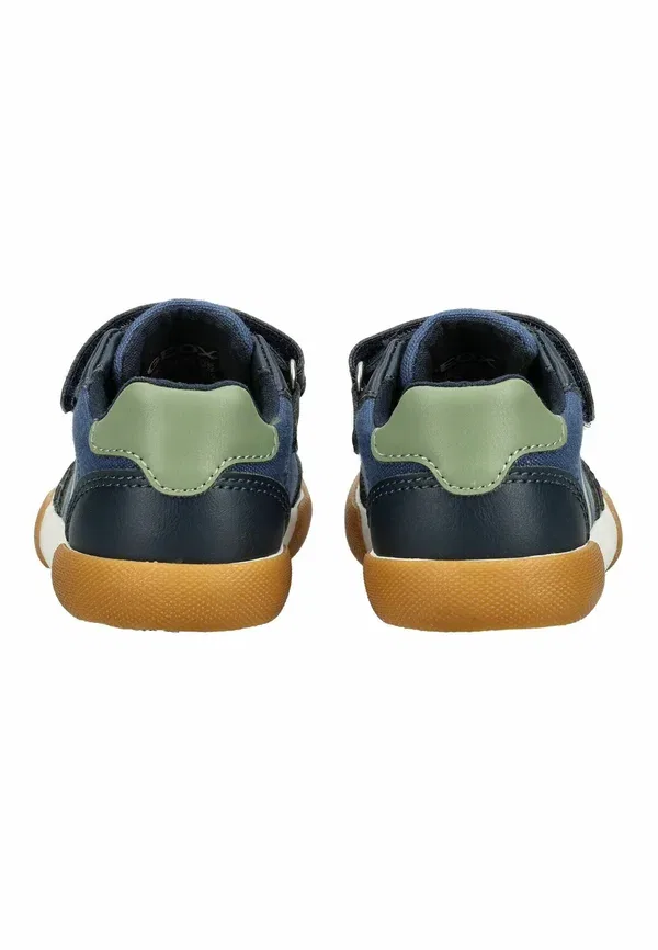 Кроссовки детские Geox, navy olive cfd, цвет темно-синий оливковый — фото 4