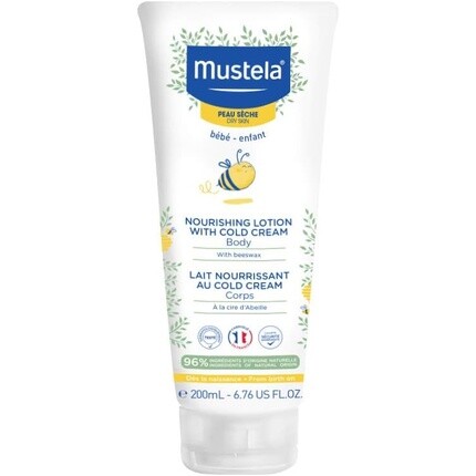 

Питательное молочко с кольдкремом и пчелиным воском 200мл, Mustela