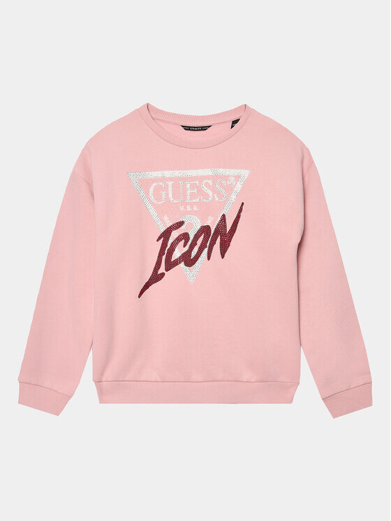 

Толстовка свободного кроя Guess, розовый