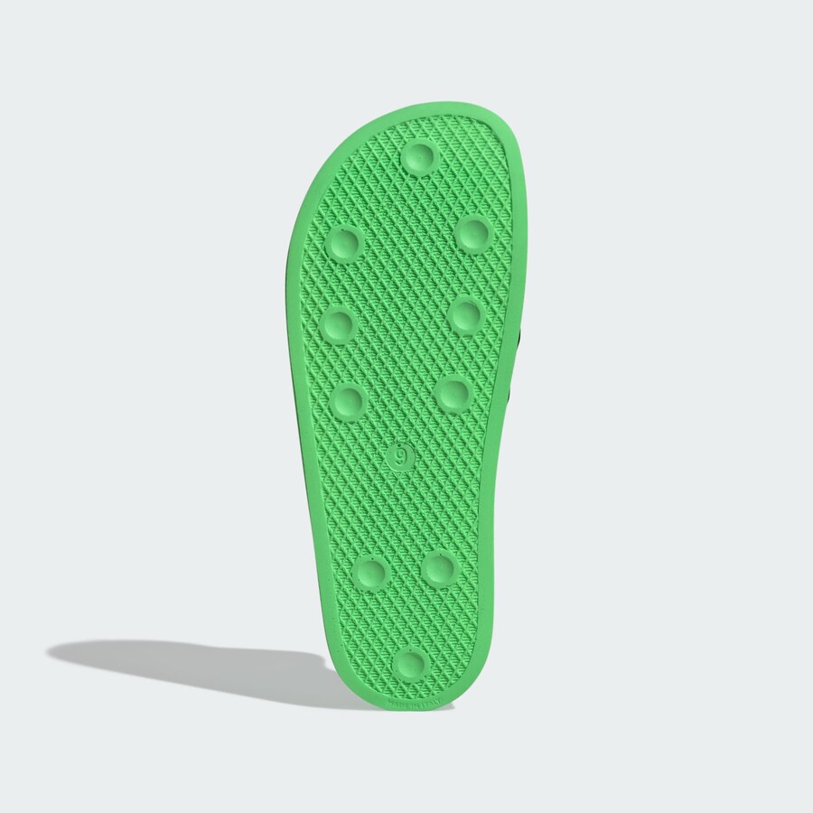Мюли ADIDAS ORIGINALS Adilette, лаймовый — фото 4