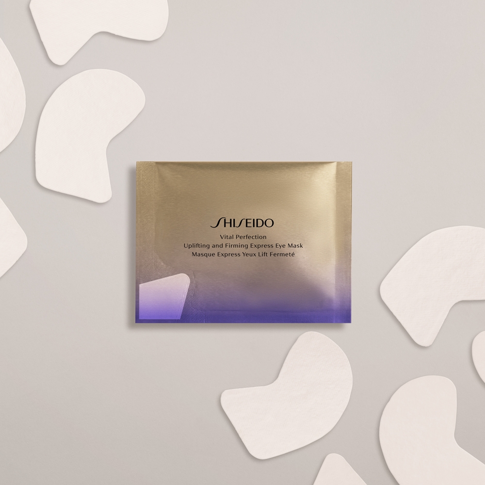 Маска для лица Shiseido — Подтягивающая и укрепляющая экспресс- для кожи вокруг глаз Vital Perfection — фото 4