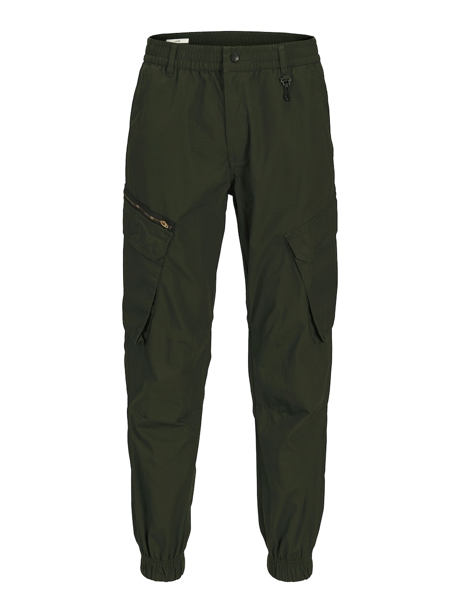 

Зауженные брюки-карго JACK & JONES JPSTKANE ELLIOT, темно-зеленый