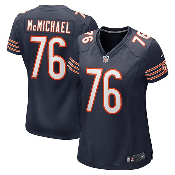 

Женская игровая футболка Steve McMichael Chicago Bears в синем цвете Nike