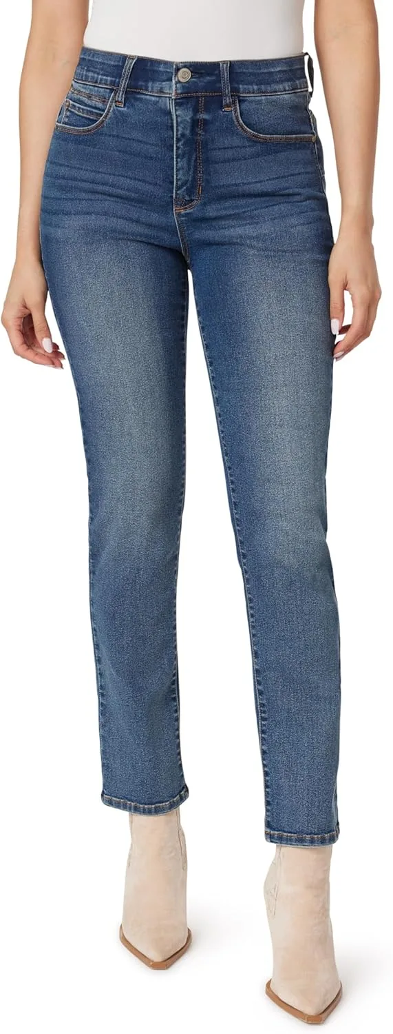 

Джинсы Angels Forever Young Mid-Rise Straight Ankle