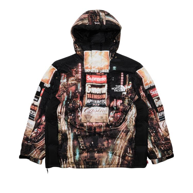 

Пуловер Supreme x The North Face 800-Fill Half Zip Hooded Pullover Times Square, разноцветный