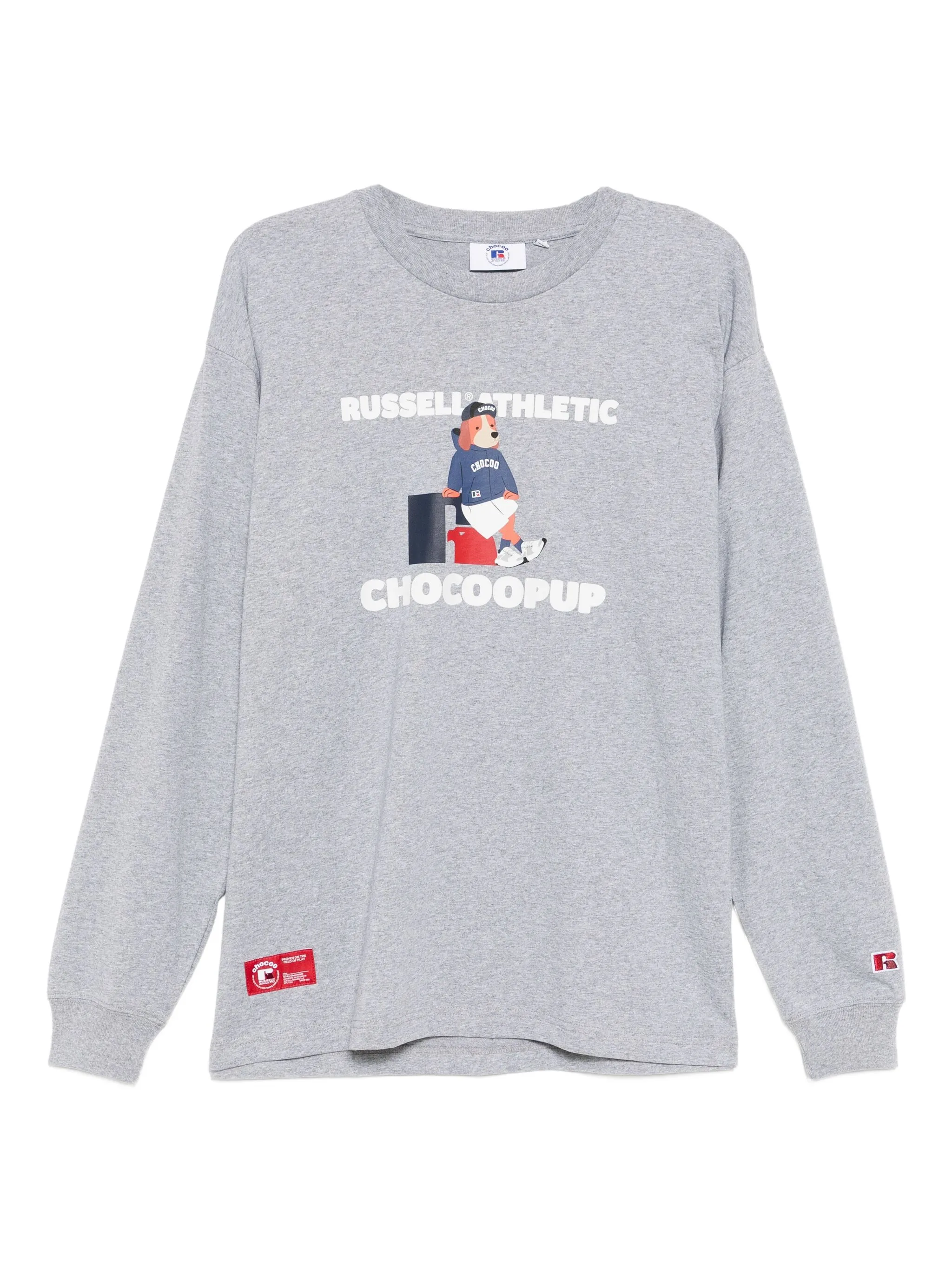 

Футболка с логотипом Chocoolate, серый