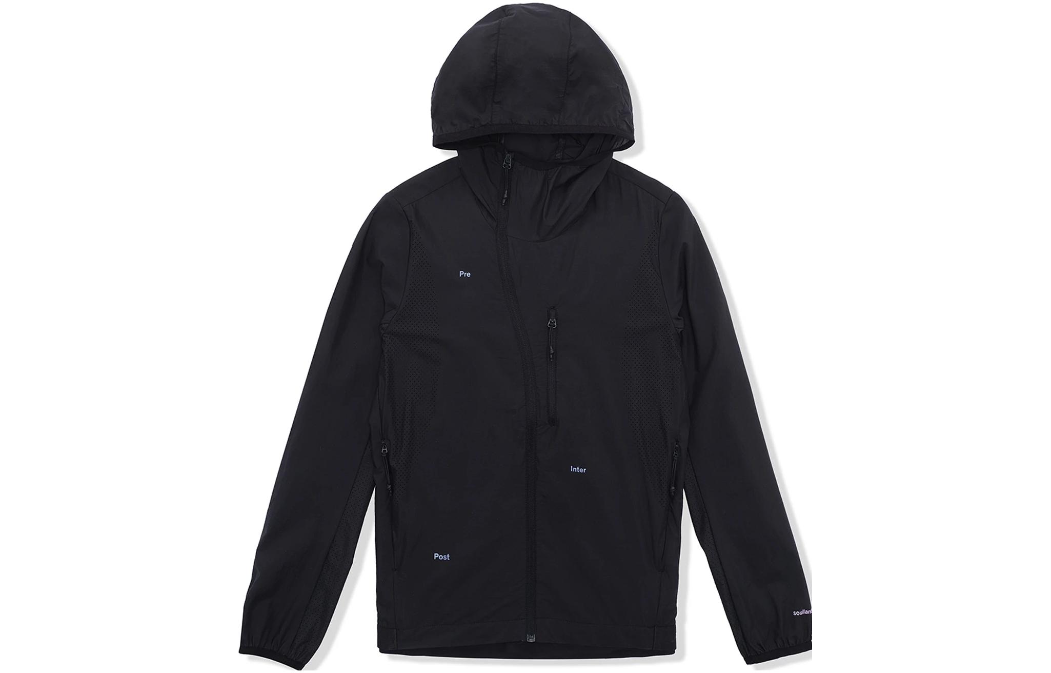 

Женский тренчкот Sora из коллекции беговых тренировок LiNing x SOULLAND, черный