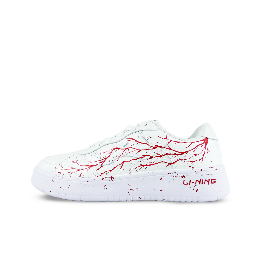 

LINING Мужские белые низкие кеды Pontoon Boats Wear resistant And Lightweight