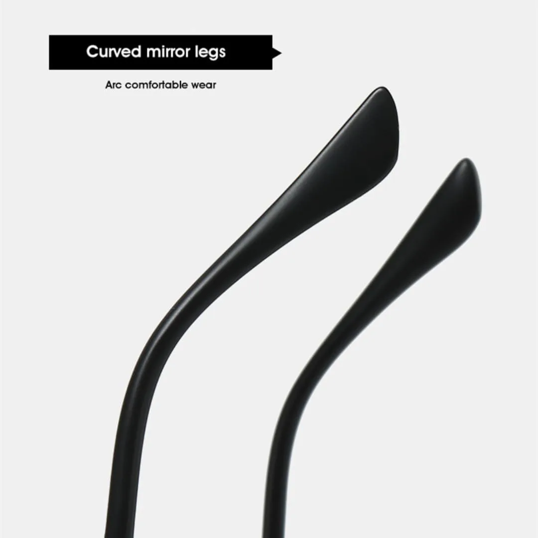 

Модные квадратные солнцезащитные очки для мужчин в стиле панк, защита от УФ-излучения UV400, ретро-металлические, трендовые, градиентные, женские TVTBBVV, Gun Black