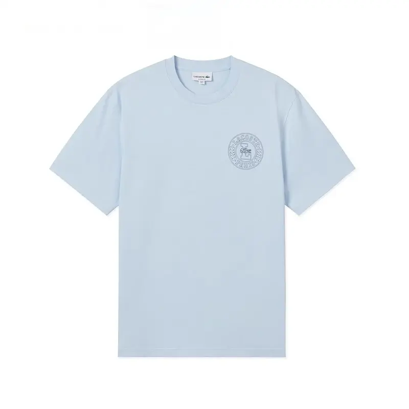 

Футболка с принтом логотипа LACOSTE, светло-голубой, Синий, Футболка с принтом логотипа LACOSTE, светло-голубой