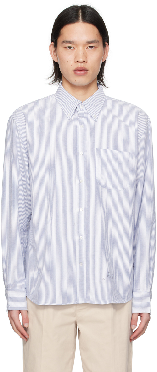 

Рубашка в сине-белую полоску GANT 240 MULBERRY STREET, Blue water
