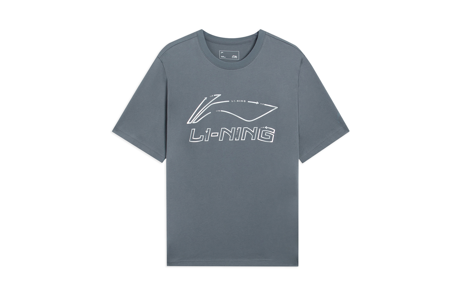 

Футболка мужская LiNing Sports Life Collection, цвет «гроза», Thunderstorm Gray