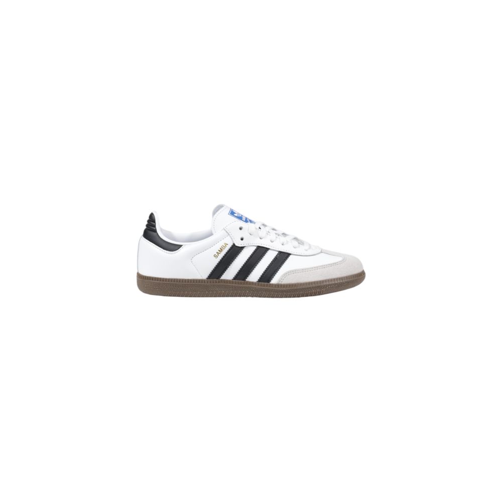 

Черно-белые кожаные кроссовки Adidas