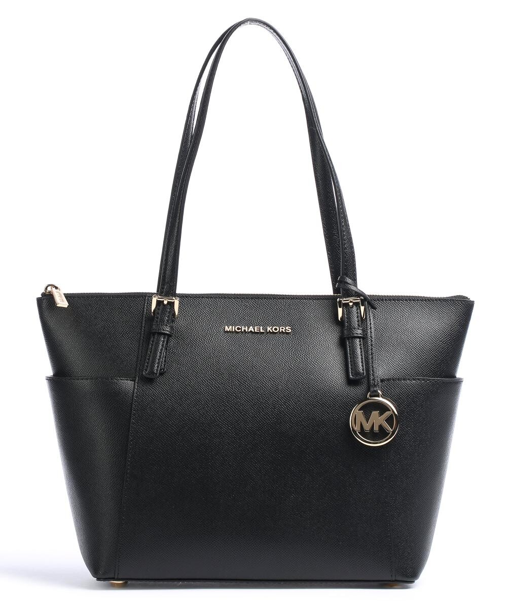 

Jet Set Item Шоппер из зернистой яловой кожи Michael Kors, черный