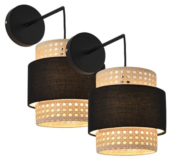 

Настенный светильник lux.pro Southampton 2 шт цвет beige/schwarz