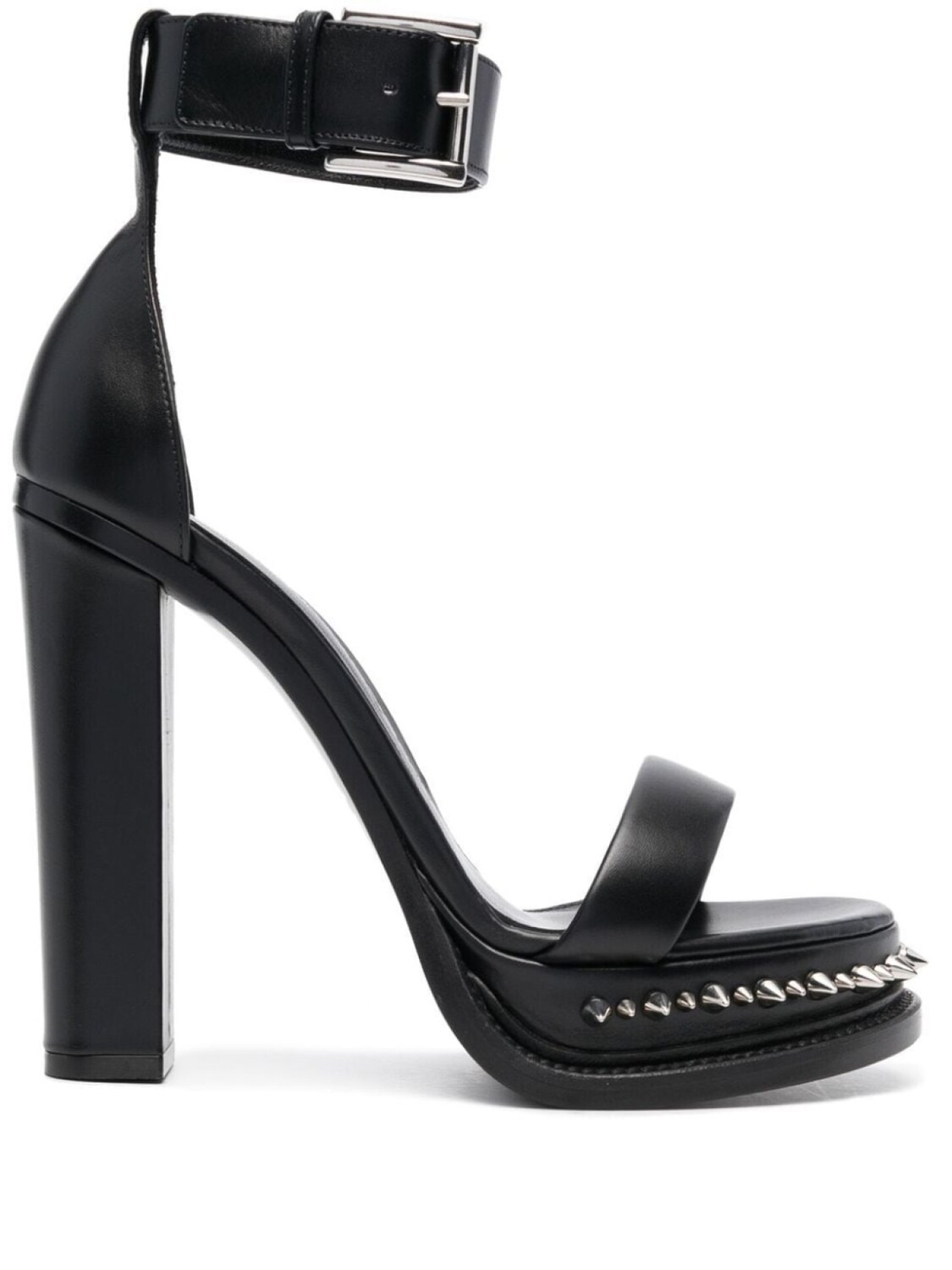 

Alexander McQueen босоножки на платформе с шипами, черный