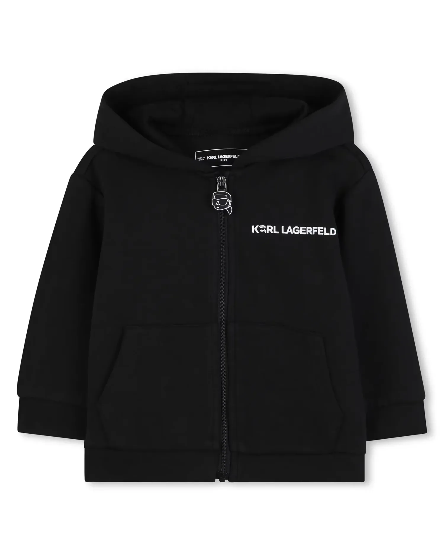 Набор для мальчика из хлопка с полосками Karl Lagerfeld Kids, черный — фото 2