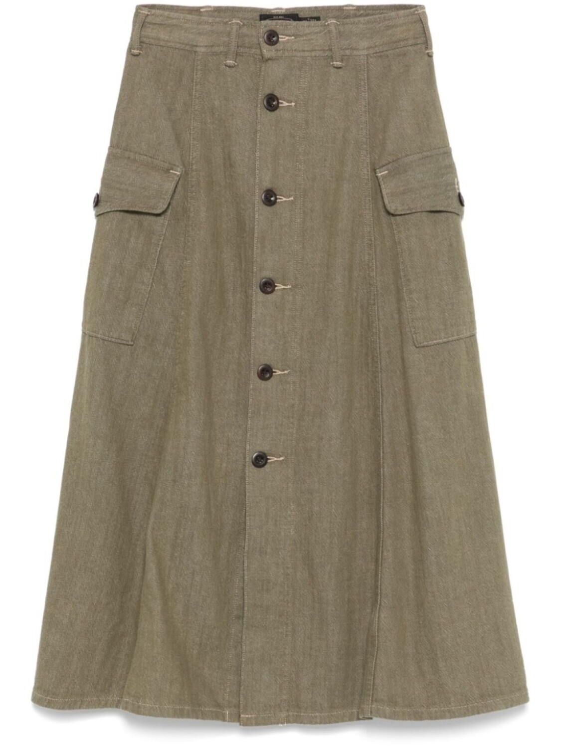 

Юбка макси Kent Ralph Lauren RRL, зеленый
