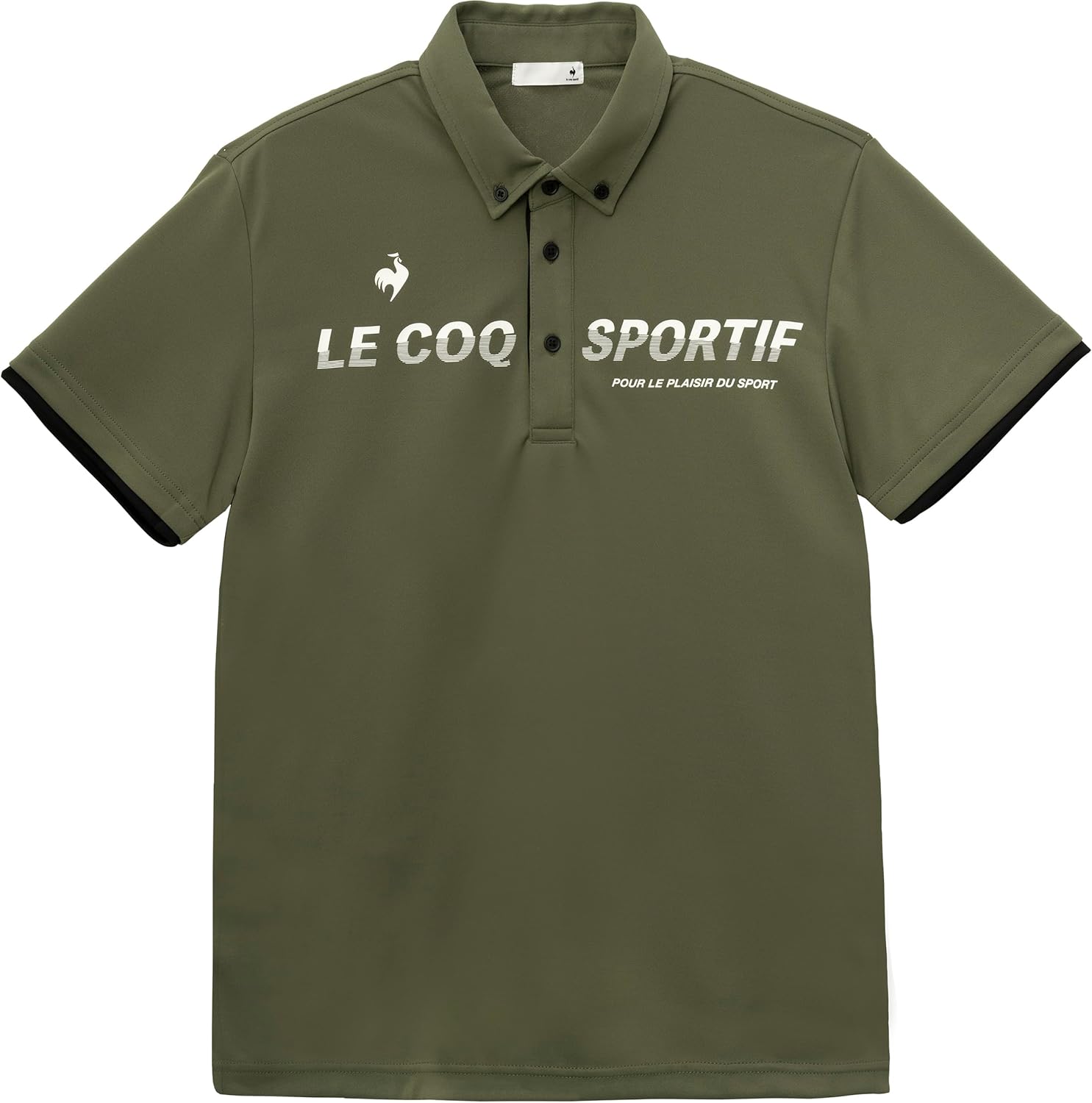 

Мужская поло-рубашка с коротким рукавом Le Coq Sportif - влагоотводящая, быстросохнущая, эластичная тренировочная рубашка