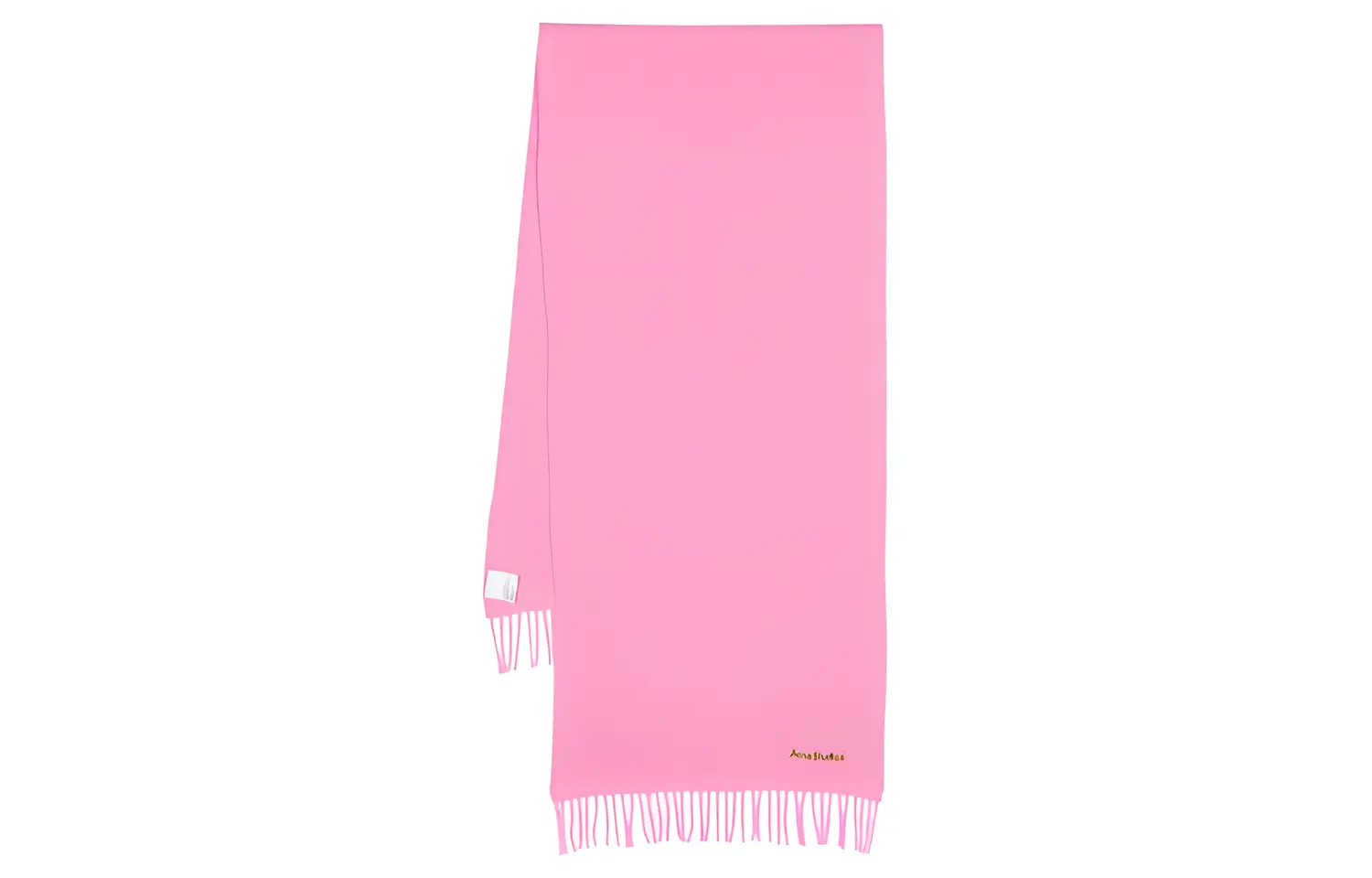 

Шарф с бахромой и логотипом Acne Studios