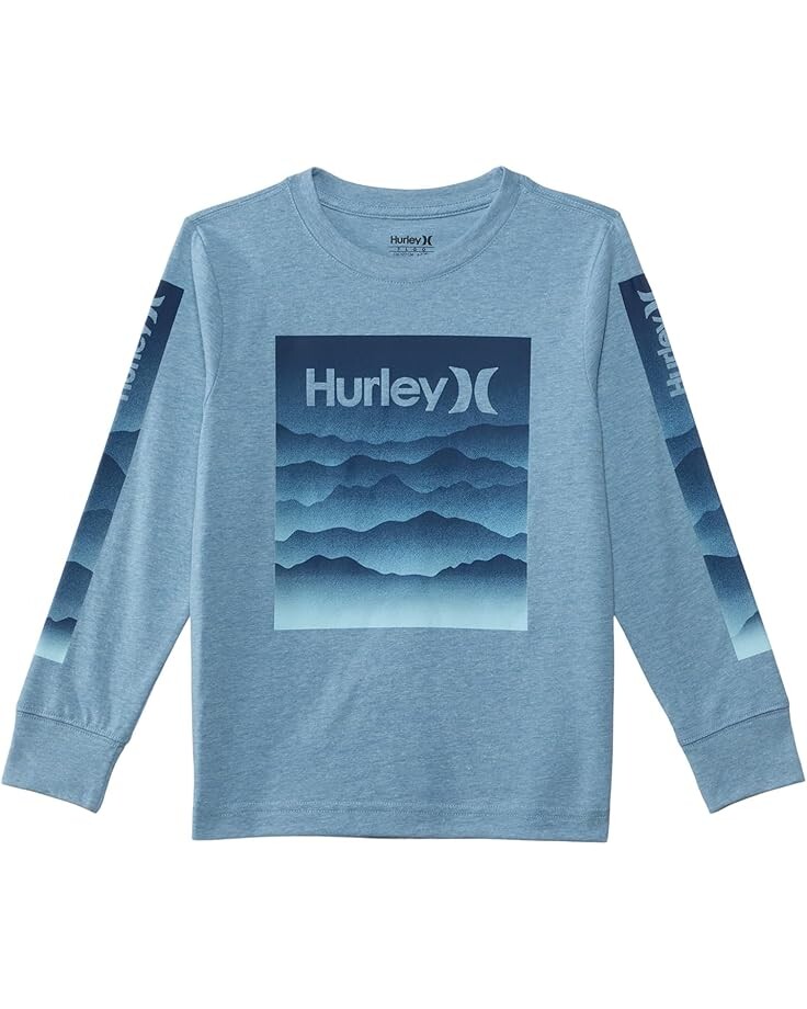 

Лонгслив Hurley Kids Ascend Scape Long Sleeve Tee, цвет Medium Blue Heather